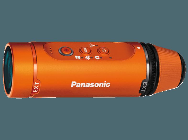PANASONIC HX-A1 ME-D Actioncam Orange (Wasserdicht bis: bis zu 1.5 m, MOS, WLAN), PANASONIC, HX-A1, ME-D, Actioncam, Orange, Wasserdicht, bis:, bis, 1.5, m, MOS, WLAN,