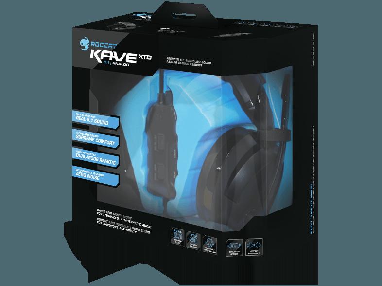 ROCCAT Kave XTD 5.1 Analog Headset schwarz, ROCCAT, Kave, XTD, 5.1, Analog, Headset, schwarz