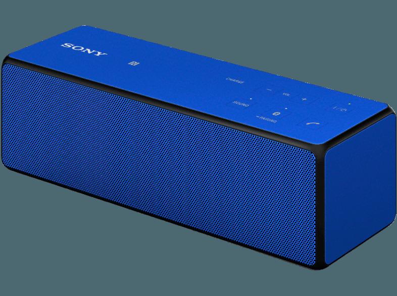 SONY SRS-X33 Tragbarer Bluetooth Lautsprecher Blau
