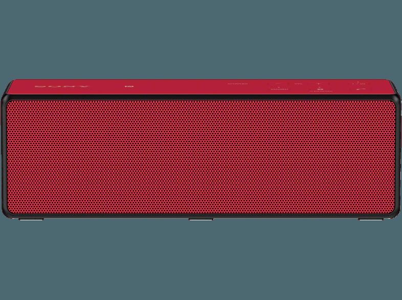 SONY SRS-X33 Tragbarer Bluetooth Lautsprecher Rot