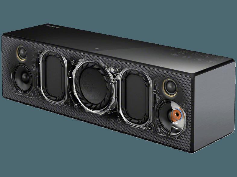 SONY SRS-X88 B - Tragbarer Bluetooth Lautsprecher (App-steuerbar, Bluetooth, Schwarz)