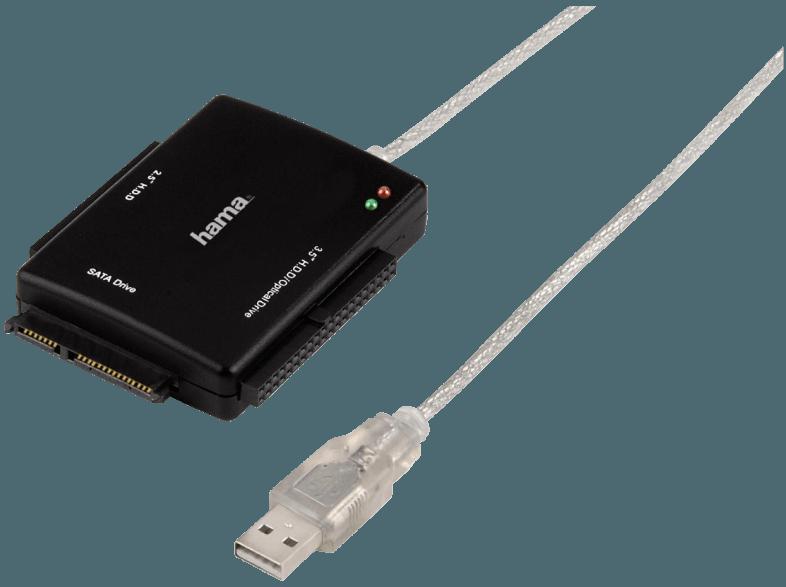 HAMA 049219 USB - IDE/SATA Festplattenadapter Festplattenadapter