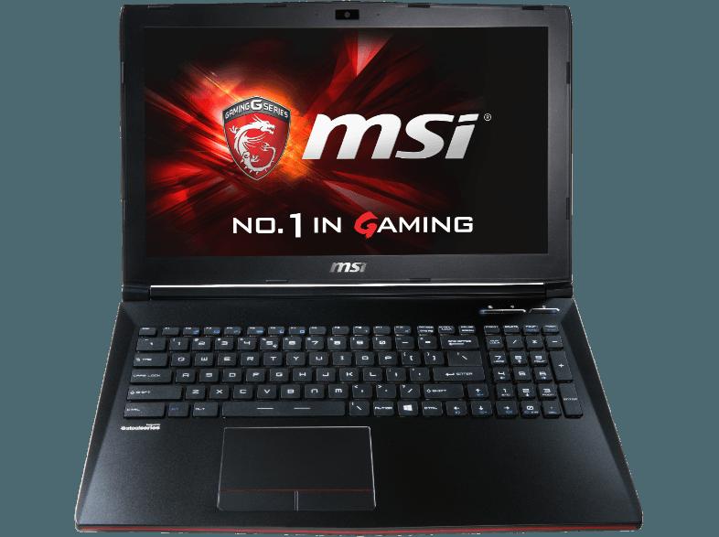 MSI GP62-2QEi781FD Leopard Pro Gaming-Notebook 15.6 Zoll, MSI, GP62-2QEi781FD, Leopard, Pro, Gaming-Notebook, 15.6, Zoll