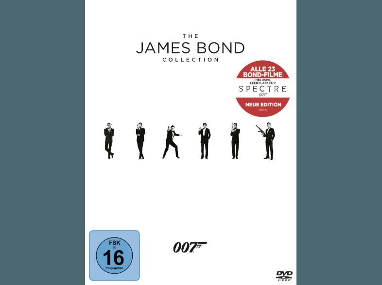 The James Bond Collection (  Leerplatz für Spectre, 23 Discs) [DVD], The, James, Bond, Collection, , Leerplatz, Spectre, 23, Discs, , DVD,