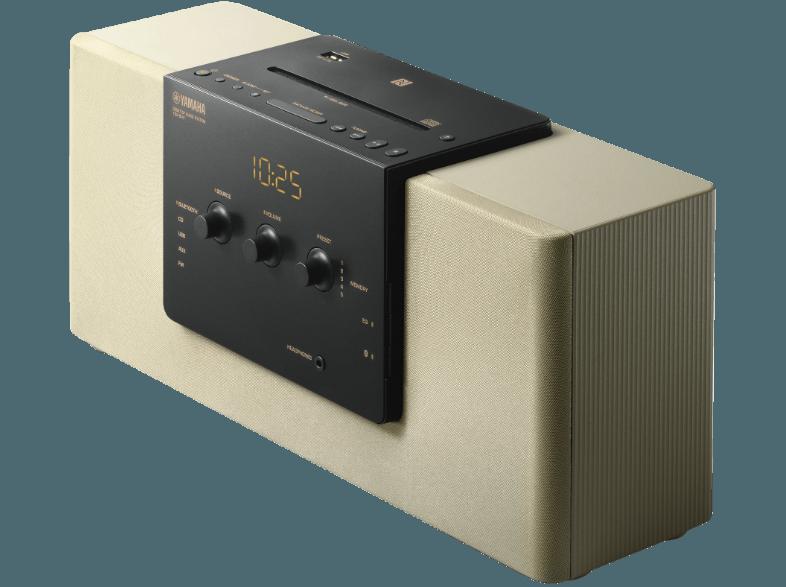 YAMAHA TSX-B141 Radiowecker (CD, USB, Bluetooth, Radio, AUX-IN, Gold)