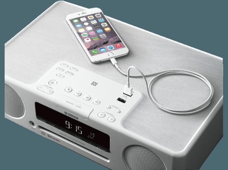YAMAHA TSX-B235 Audiosystem (Radio, CD, USB, Bluetooth, Weiß), YAMAHA, TSX-B235, Audiosystem, Radio, CD, USB, Bluetooth, Weiß,