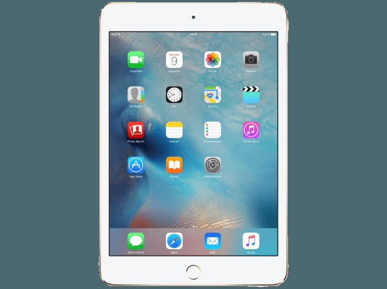 APPLE iPad mini 4 WI-FI 128 GB  Tablet Gold, APPLE, iPad, mini, 4, WI-FI, 128, GB, Tablet, Gold