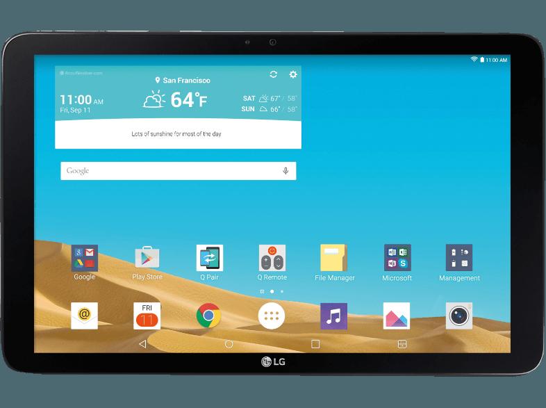 LG G PAD II 16 GB LTE Tablet mit kapazitivem Touchscreen Rotbraun