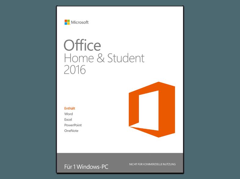 Microsoft Office Home and Student 2016 (Code in a Box)