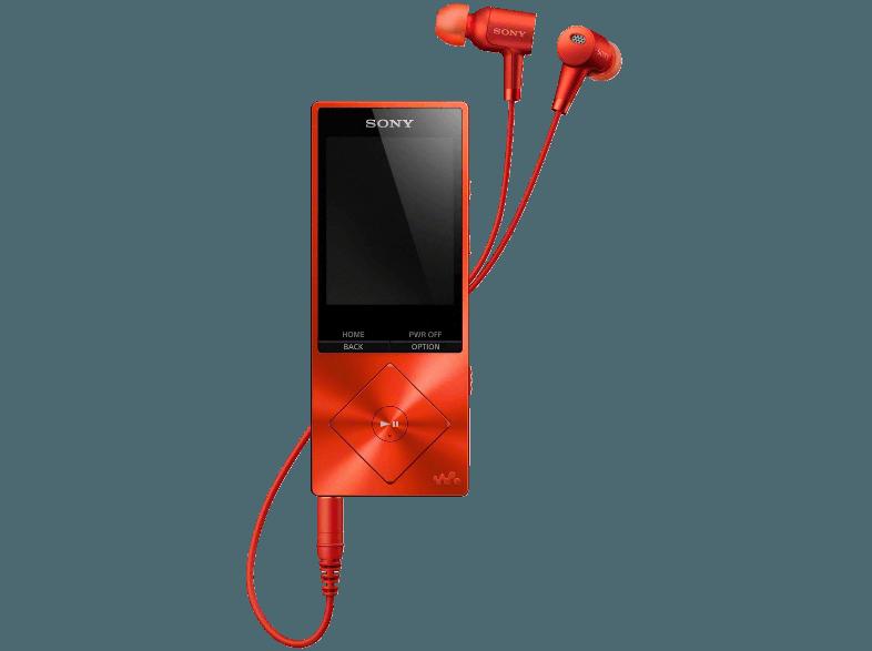 SONY NW-A25HN High Resolution Audio Walkman mit Noise Cancelling, rot