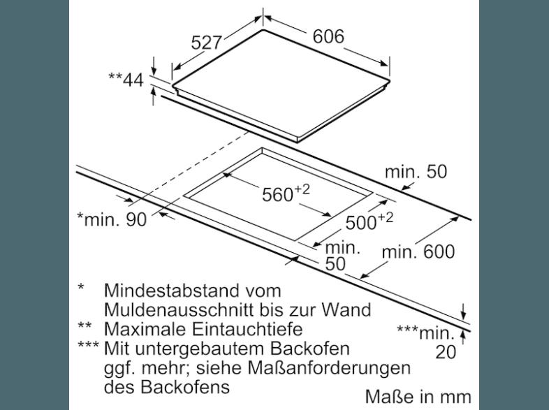BOSCH PKM675DP1D Glaskeramik-Kochfeld (606 mm breit, 4 Kochfelder)