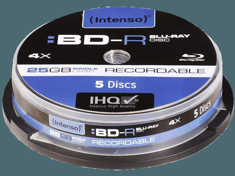 INTENSO 5001111 Blu-Ray-Disc Rohlinge 5 Stk., INTENSO, 5001111, Blu-Ray-Disc, Rohlinge, 5, Stk.