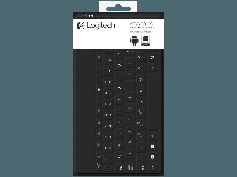 LOGITECH 920-007184 Keys-To-Go Ultra-Portable, LOGITECH, 920-007184, Keys-To-Go, Ultra-Portable