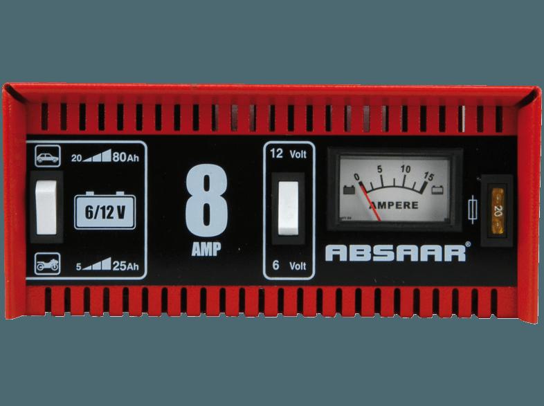 ABSAAR 77911 Batterie-Ladegerät 8 Ampere, ABSAAR, 77911, Batterie-Ladegerät, 8, Ampere