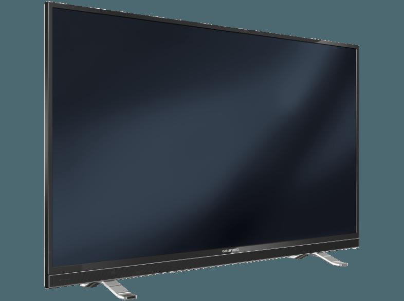 GRUNDIG 55 VLE 8570 BL LED TV (Flat, 55 Zoll, Full-HD, 3D)