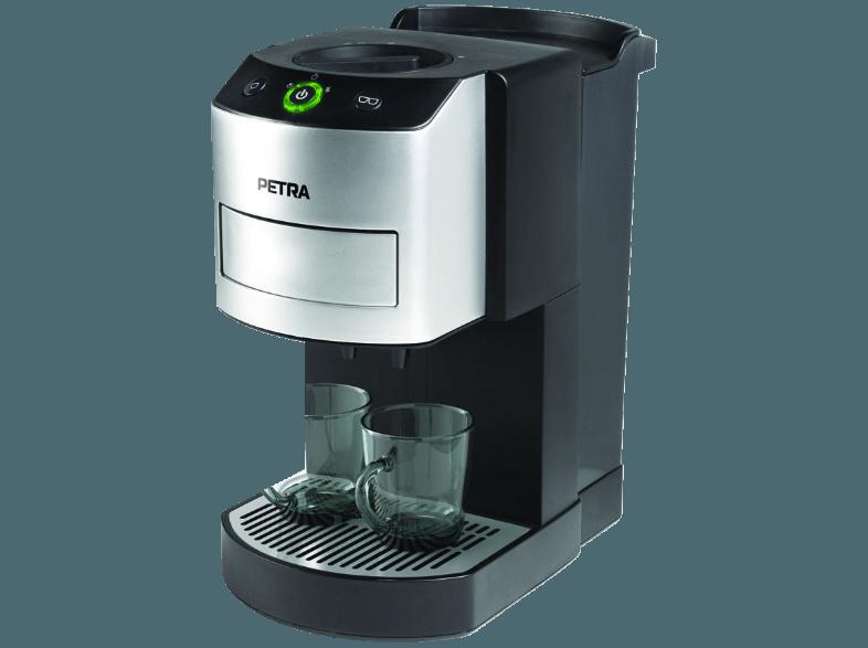 PETRA KM 44.07 Kaffee-Pad-Automat (1 Liter, Schwarz)