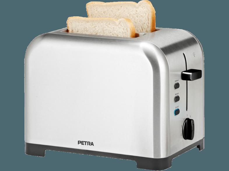 PETRA TA 54.35 Toaster Silber (850 Watt), PETRA, TA, 54.35, Toaster, Silber, 850, Watt,