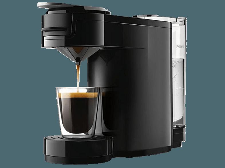 PHILIPS HD 7884/60 Kaffeepadmaschine (0.7 Liter, Klavierlackschwarz)