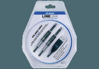 ALESIS Linelink Dual 6,3mm Klinke zu USB Kabel, ALESIS, Linelink, Dual, 6,3mm, Klinke, USB, Kabel