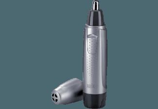 BRAUN EN 10 Nasen-/Ohren-Trimmer Silber (Batteriebetrieb), BRAUN, EN, 10, Nasen-/Ohren-Trimmer, Silber, Batteriebetrieb,