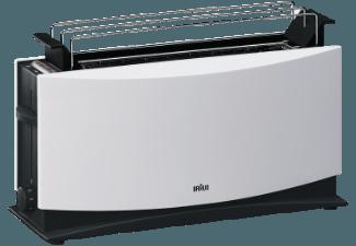 BRAUN HT 550 Toaster Weiß (1 kW, Schlitze: 1)