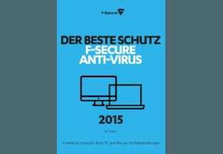 F-Secure Anti-Virus 2015 3PCs, F-Secure, Anti-Virus, 2015, 3PCs