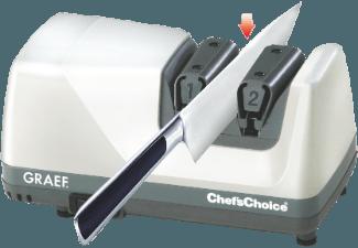 GRAEF CC 105 Diamant-Messerschärfer (75 Watt, Diamantscheiben, Weiß)