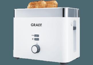 GRAEF TO 61 Toaster Weiß (1 kW, Schlitze: 2), GRAEF, TO, 61, Toaster, Weiß, 1, kW, Schlitze:, 2,