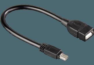HAMA 039626 USB-2.0-Adapterkabel Mini-B-Stecker - A-Kupplung