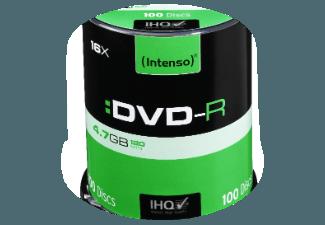 INTENSO 4101156 DVD-R 16X 100ER CAKE DVD-R 100 Stück, INTENSO, 4101156, DVD-R, 16X, 100ER, CAKE, DVD-R, 100, Stück