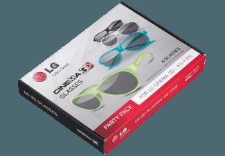 LG AG-F315 3D Brille  3D Party Pack mit 4 Cinema 3D Brillen für LG 3D Cinema TV, LG, AG-F315, 3D, Brille, 3D, Party, Pack, 4, Cinema, 3D, Brillen, LG, 3D, Cinema, TV