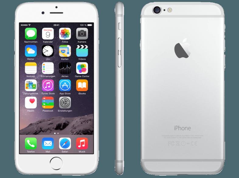 APPLE iPhone 6 128 GB Silber, APPLE, iPhone, 6, 128, GB, Silber