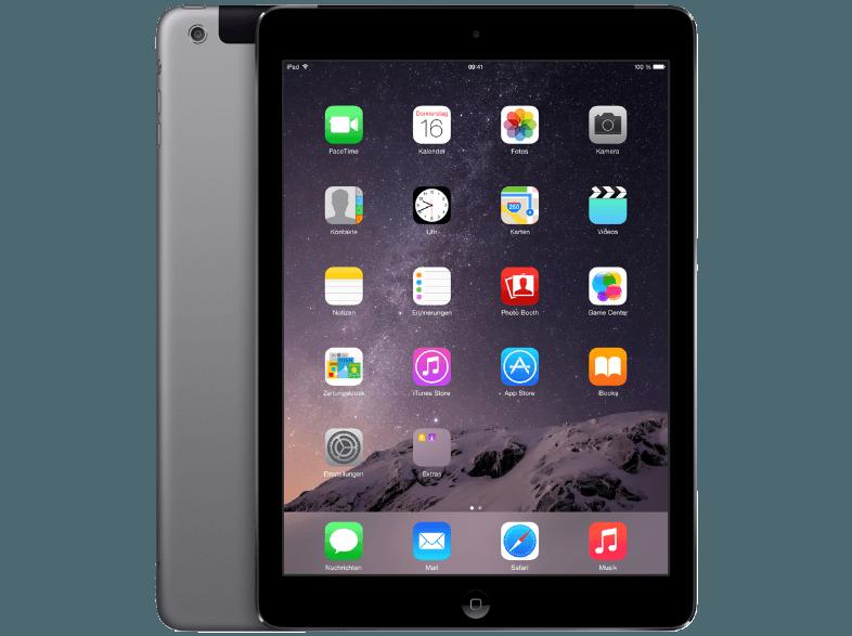 APPLE MGGX2FD/A iPad Air 2 LTE 16 GB LTE Tablet Grau, APPLE, MGGX2FD/A, iPad, Air, 2, LTE, 16, GB, LTE, Tablet, Grau