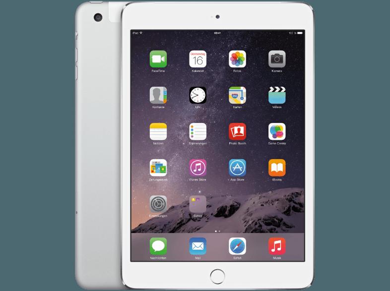 APPLE MGHW2FD/A iPad Mini 3 16 GB  Tablet Silber