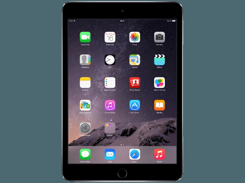 APPLE MGNR2FD/A iPad Mini 3 16 GB  Tablet Grau, APPLE, MGNR2FD/A, iPad, Mini, 3, 16, GB, Tablet, Grau
