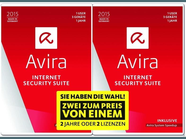 Avira Internet Security Suite 2015 - 1 und 1 Special Edition, Avira, Internet, Security, Suite, 2015, 1, 1, Special, Edition