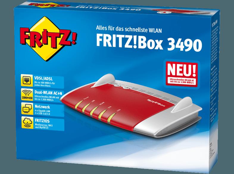 AVM FRITZ!Box 3490 Fritzbox, AVM, FRITZ!Box, 3490, Fritzbox