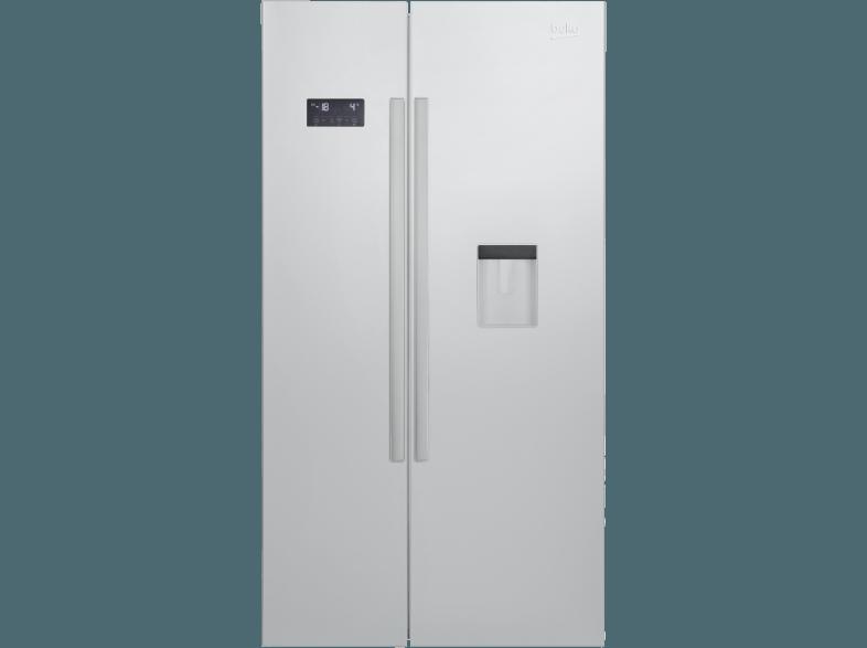 BEKO GN 163220 S Side-by-Side (484 kWh/Jahr, A , 1820 mm hoch, Silber), BEKO, GN, 163220, S, Side-by-Side, 484, kWh/Jahr, A, 1820, mm, hoch, Silber,