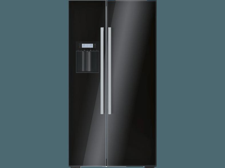 BOSCH KAD62S51 Side-by-Side (463 kWh/Jahr, A , 1756 mm hoch, Schwarz/Silber), BOSCH, KAD62S51, Side-by-Side, 463, kWh/Jahr, A, 1756, mm, hoch, Schwarz/Silber,