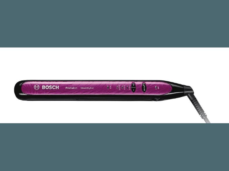BOSCH PHS 9460 Haarglätter (Eloxierte Heizplatten, langlebig, abriebbeständig und besonders unempfindlich gegenüber chemischen Haarpflegemitteln, T