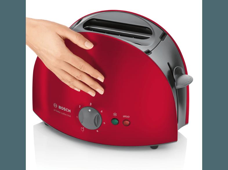 BOSCH TAT 6104 Toaster Rot (900 Watt, Schlitze: 2), BOSCH, TAT, 6104, Toaster, Rot, 900, Watt, Schlitze:, 2,