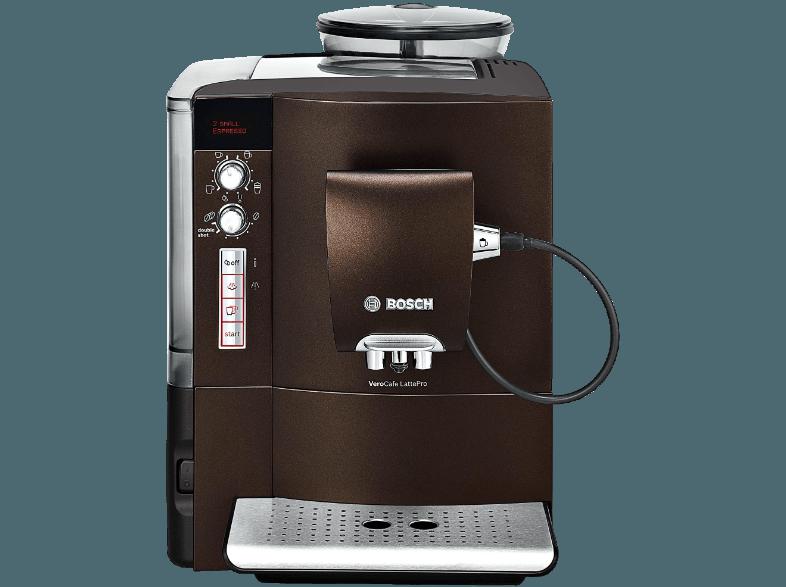 BOSCH TES50658 VeroCafe LattePro Espressomaschine (Keramikmahlwerk, 1.7 Liter, Braun), BOSCH, TES50658, VeroCafe, LattePro, Espressomaschine, Keramikmahlwerk, 1.7, Liter, Braun,