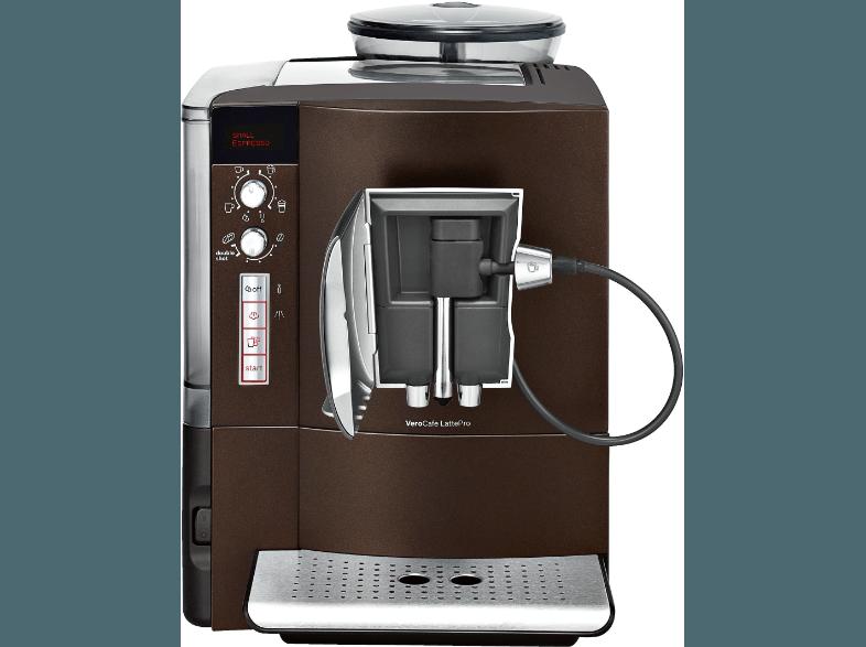 BOSCH TES50658 VeroCafe LattePro Espressomaschine (Keramikmahlwerk, 1.7 Liter, Braun)
