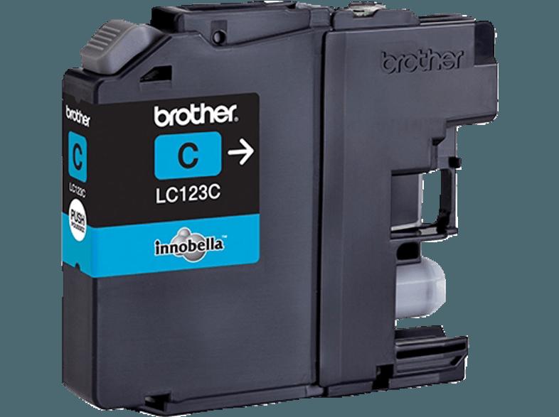 BROTHER LC 123 C Tintenkartusche cyan, BROTHER, LC, 123, C, Tintenkartusche, cyan