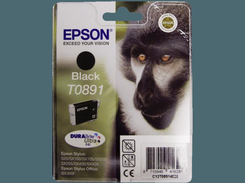 EPSON Original Epson Tintenkartusche schwarz, EPSON, Original, Epson, Tintenkartusche, schwarz