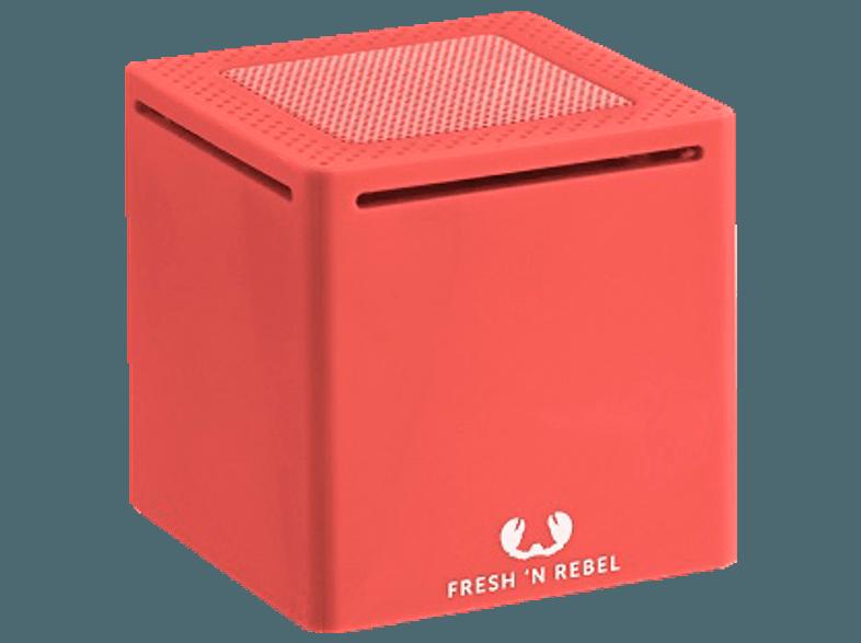 FRESH N REBEL Rockbox Cube Bluetooth Lautsprecher Coral, FRESH, N, REBEL, Rockbox, Cube, Bluetooth, Lautsprecher, Coral