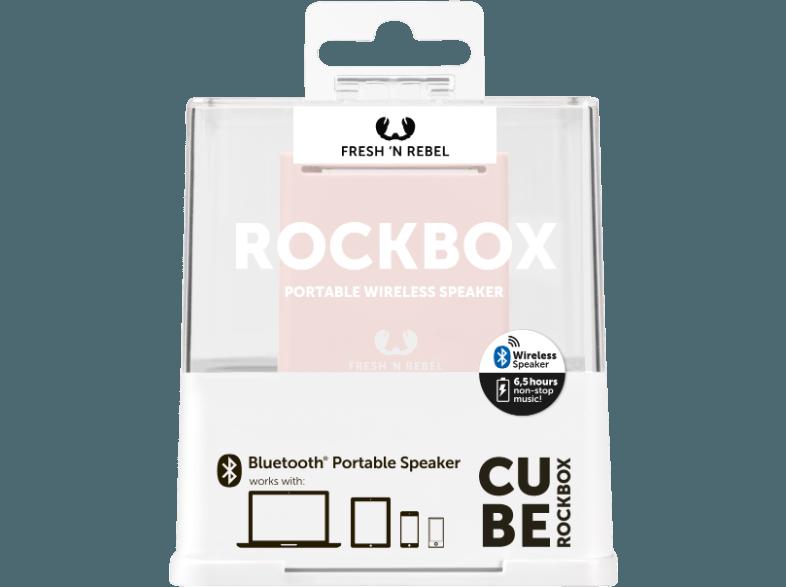 FRESH N REBEL Rockbox Cube Bluetooth Lautsprecher Cupcake