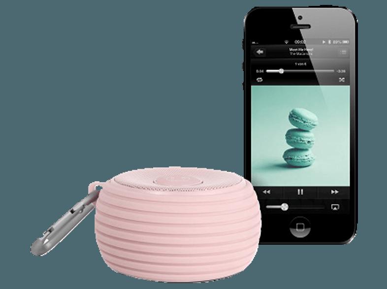FRESH N REBEL Rockbox Round H20 Bluetooth Lautsprecher Cupcake