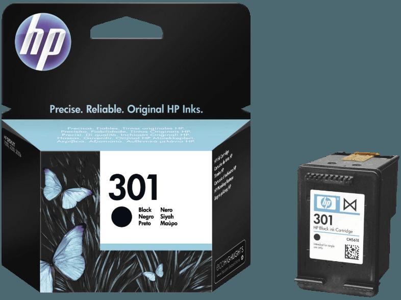 HP 301 Tintenkartusche schwarz