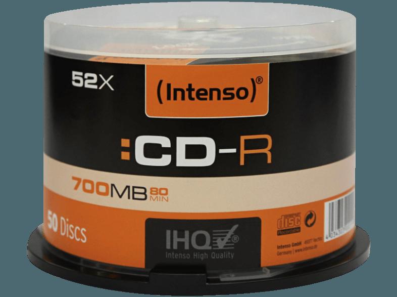 INTENSO 1001125 CD-R 80 50ER SPINDEL CD-R 50 Stück, INTENSO, 1001125, CD-R, 80, 50ER, SPINDEL, CD-R, 50, Stück